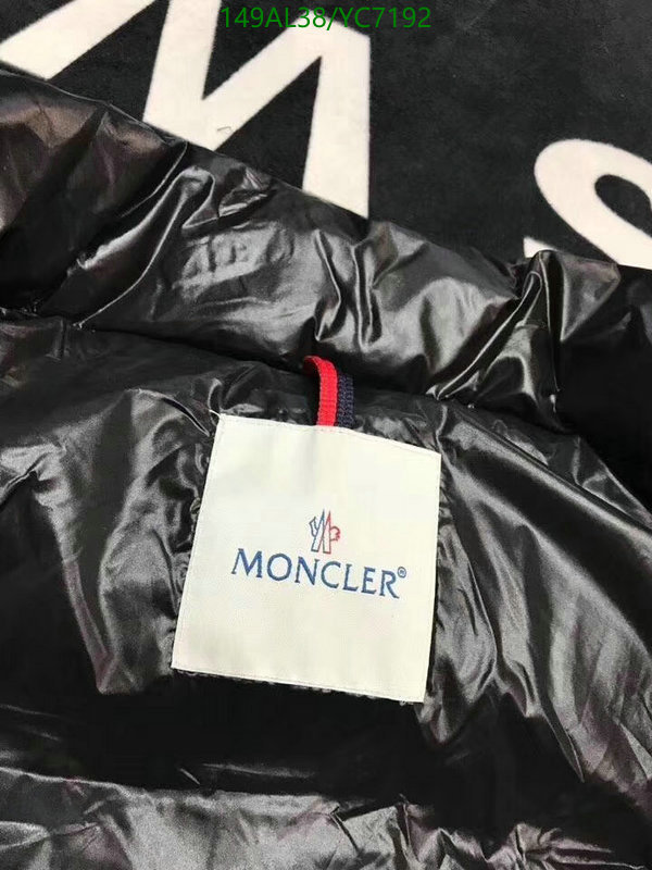 Down jacket Men-Moncler, Code: YC7192,$: 149USD