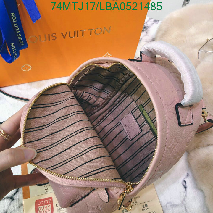 LV Bags-(4A)-Backpack-,Code:LBA0521485,$: 74USD