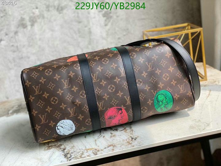 LV Bags-(Mirror)-Keepall BandouliRe 45-50-,Code: YB2984,$: 229USD