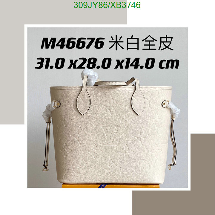 LV Bags-(Mirror)-Neverfull-,Code: XB3746,$: 309USD