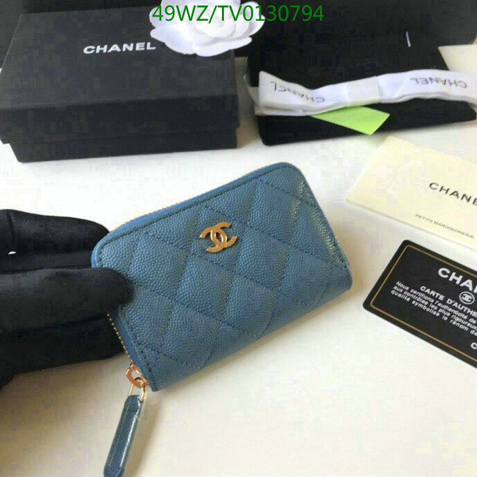 Chanel Bags ( 4A )-Wallet-,Code: TV0130794,$: 49USD