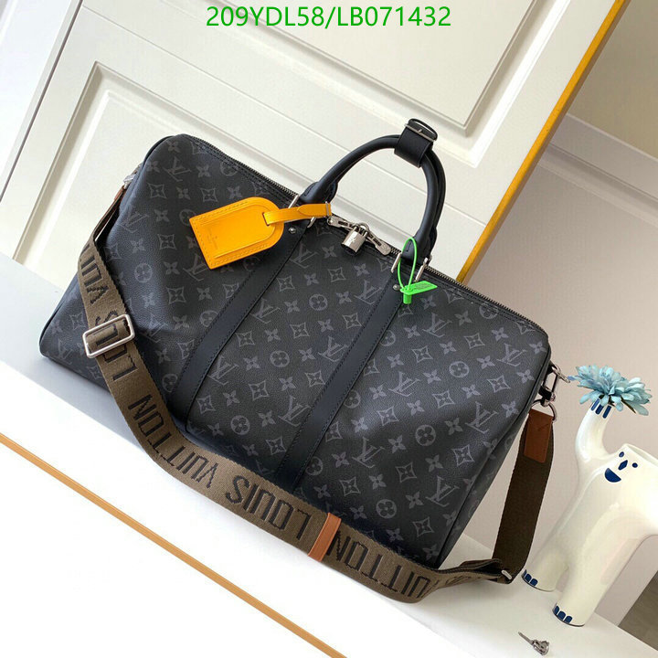 LV Bags-(Mirror)-Keepall BandouliRe 45-50-,Code:LB071432,$:209USD