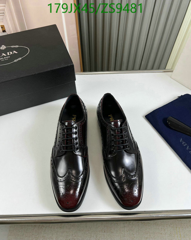 Men shoes-Prada, Code: ZS9481,$: 175USD