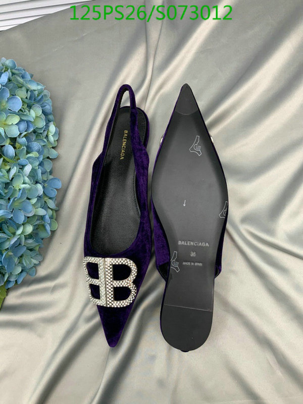 Women Shoes-Balenciaga, Code: S073012,$: 125USD