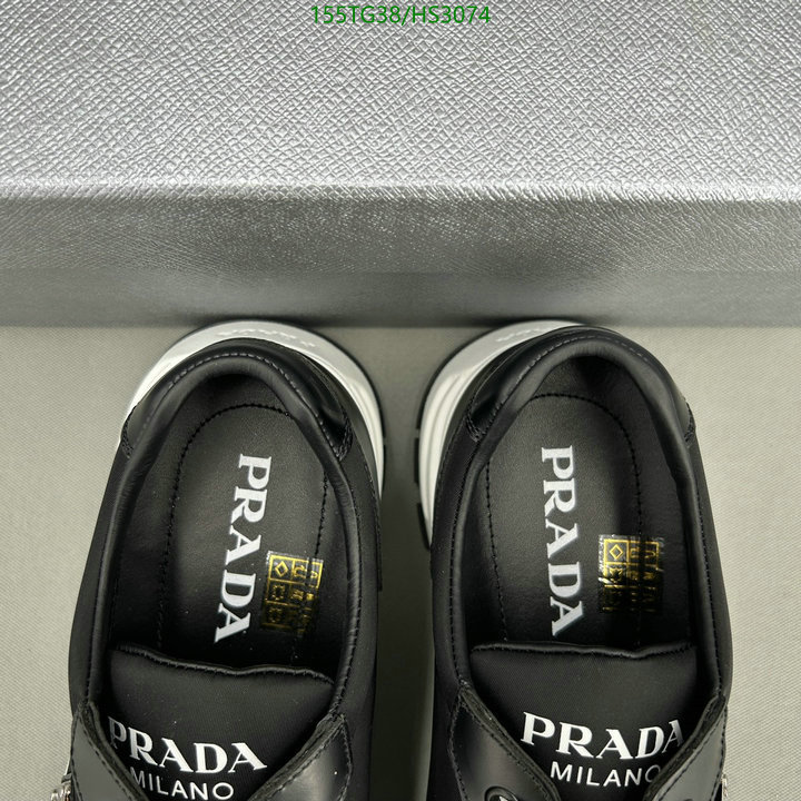 Men shoes-Prada, Code: HS3074,$: 155USD