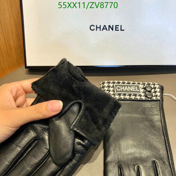 Gloves-Chanel, Code: ZV8770,$: 55USD