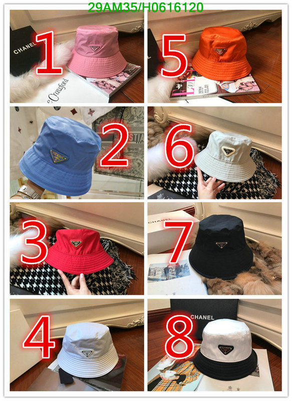 Cap -(Hat)-Prada, Code: H0616120,$: 29USD