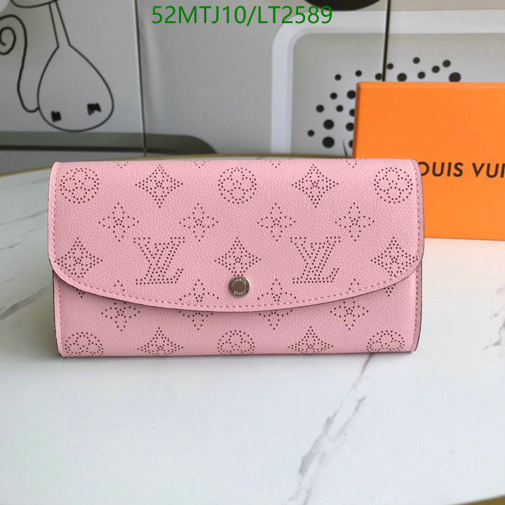 LV Bags-(4A)-Wallet-,Code: LT2589,$: 52USD