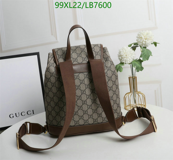 Gucci Bag-(4A)-Backpack-,Code: LB7600,$: 99USD