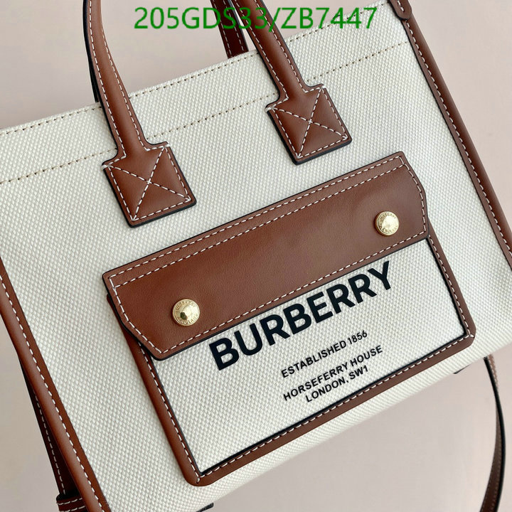 Burberry Bag-(Mirror)-Handbag-,Code: ZB7447,$: 205USD