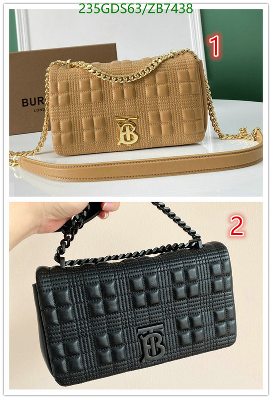 Burberry Bag-(Mirror)-Diagonal-,Code: ZB7438,$: 235USD