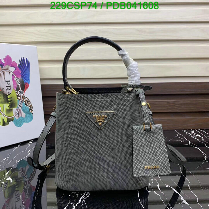 Prada Bag-(Mirror)-Diagonal-,Code: PDB041608,$: 229USD