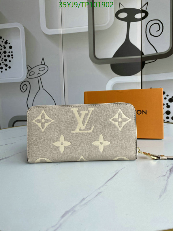 LV Bags-(4A)-Wallet-,Code: TP101902,$: 39USD