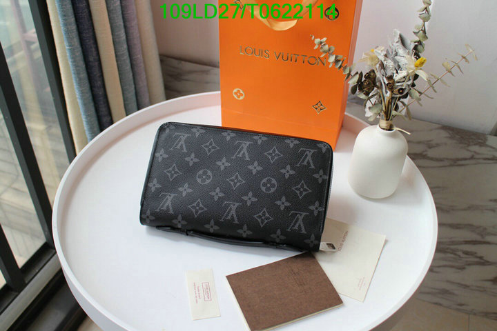 LV Bags-(Mirror)-Wallet-,Code: T0622114,$: 109USD