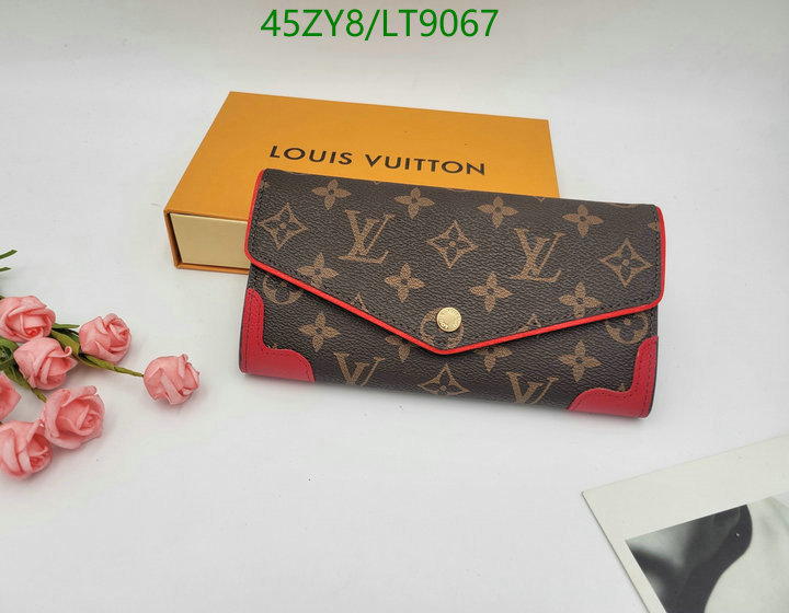 LV Bags-(4A)-Wallet-,Code: LT9067,$: 45USD