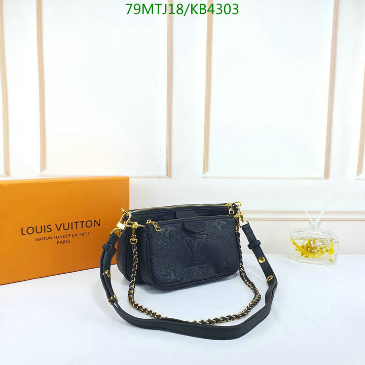 LV Bags-(4A)-New Wave Multi-Pochette-,Code: KB4303,$: 79USD