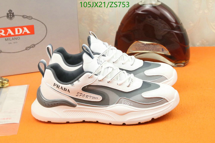 Men shoes-Prada, Code: ZS753,$: 105USD