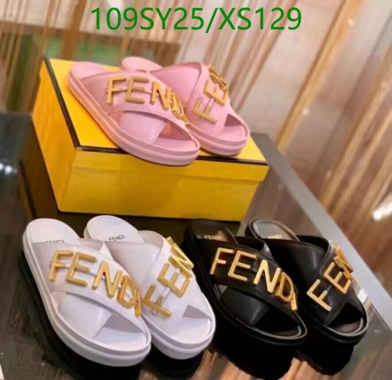 Women Shoes-Fendi, Code: XS129,$: 109USD