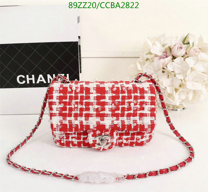 Chanel Bags ( 4A )-Diagonal-,Code: CCBA2822,$: 89USD