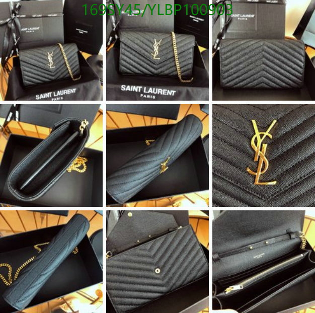 YSL Bag-(Mirror)-LouLou Series,Code: YLBP100903,$: 169USD