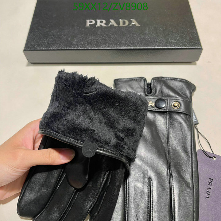 Gloves-Prada, Code: ZV8908,$: 59USD