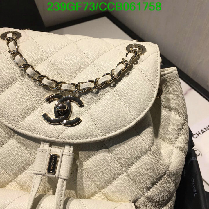 Chanel Bags -(Mirror)-Backpack-,Code: CCB061758,$: 239USD