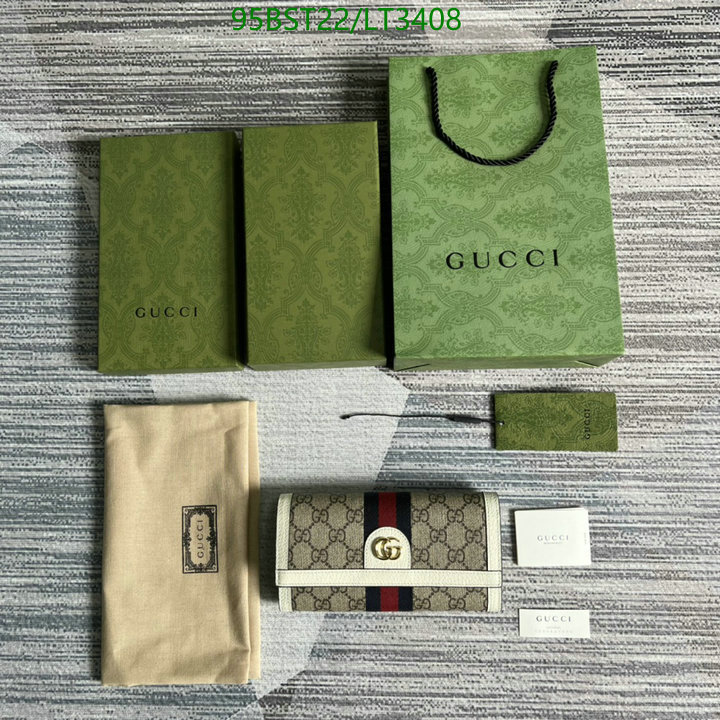 Gucci Bag-(Mirror)-Wallet-,Code: LT3408,$: 95USD