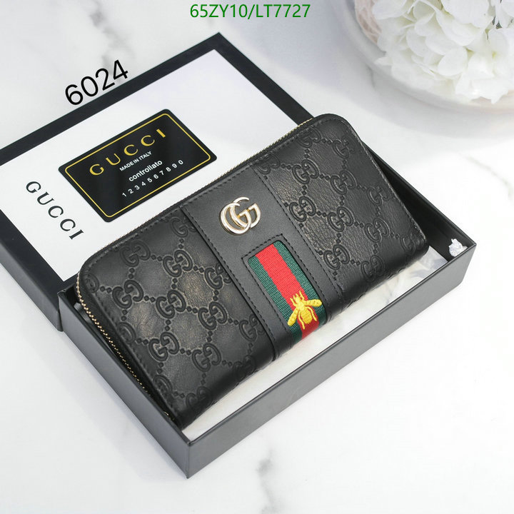 Gucci Bag-(4A)-Wallet-,Code: LT7727,$: 65USD