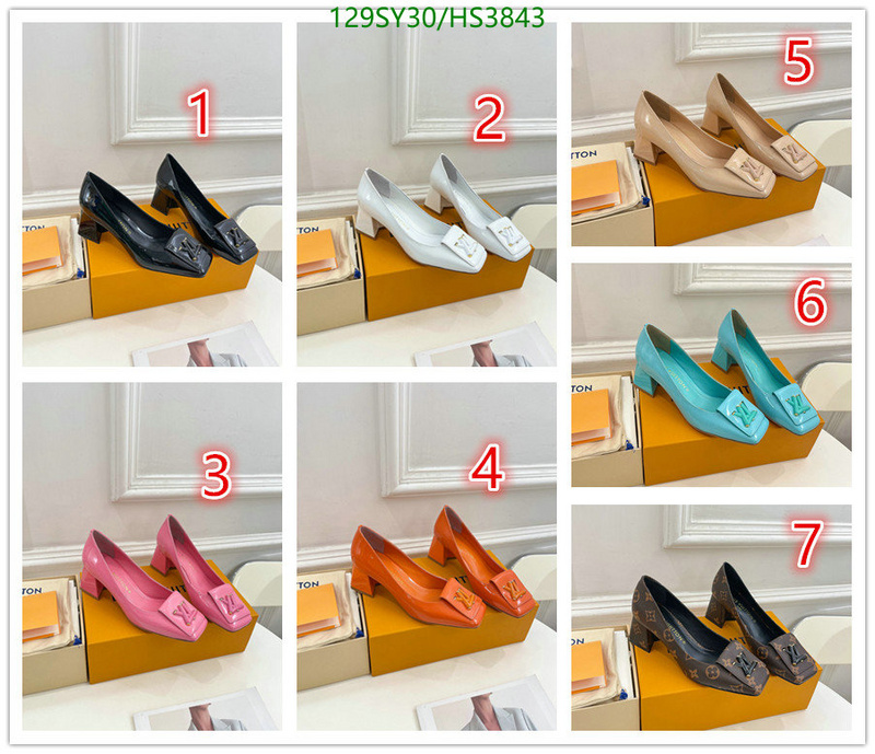 Women Shoes-LV, Code: HS3843,$: 129USD