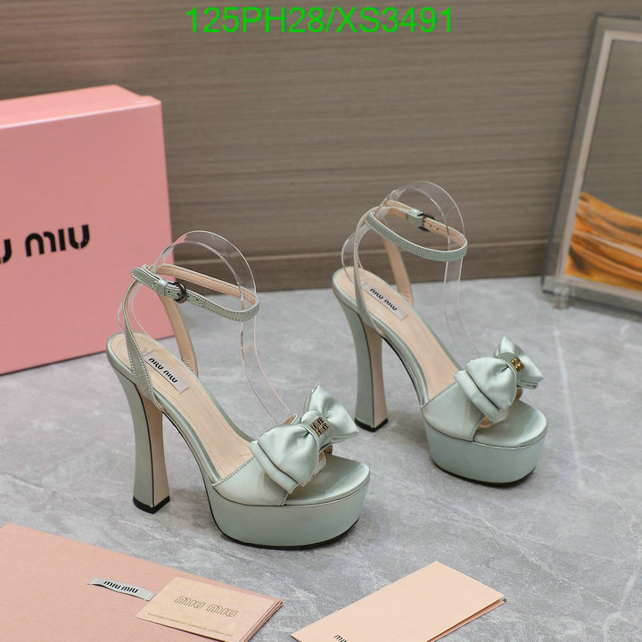 Women Shoes-Miu Miu, Code: XS3491,$: 125USD