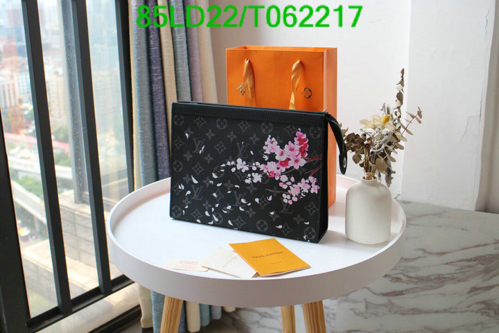 LV Bags-(Mirror)-Wallet-,Code: T062217,$: 85USD