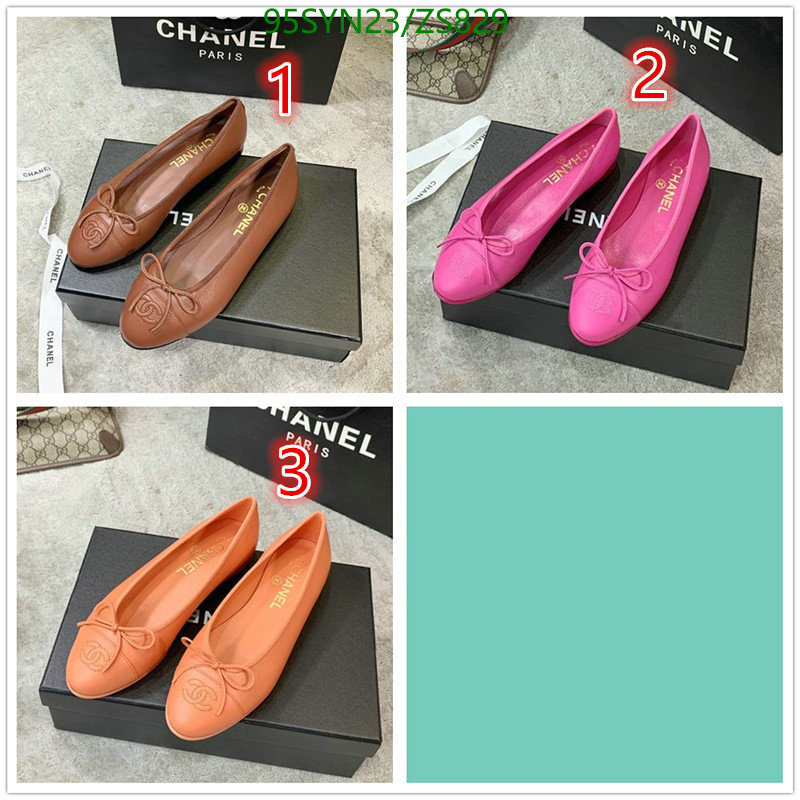 Chanel-Ballet Shoes,Code: ZS829,$: 95USD