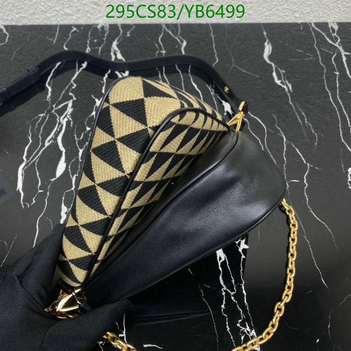 Prada Bag-(Mirror)-Diagonal-,Code: YB6499,$: 295USD