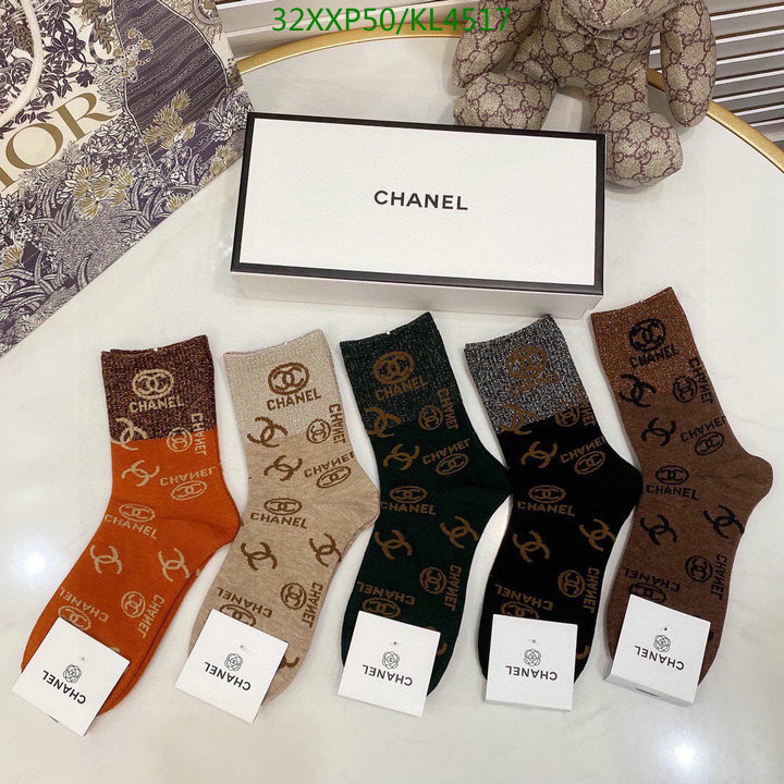 Sock-Chanel,Code: KL4517,$: 32USD