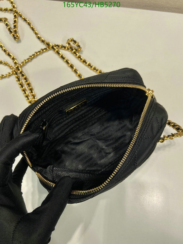 Prada Bag-(Mirror)-Diagonal-,Code: HB5270,$: 165USD