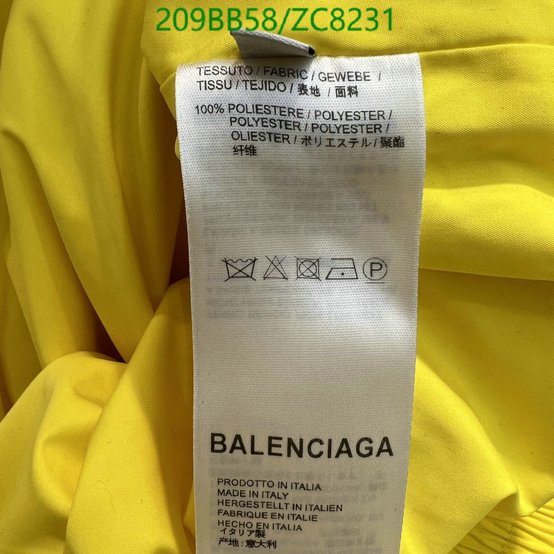Clothing-Balenciaga, Code: ZC8231,$: 209USD
