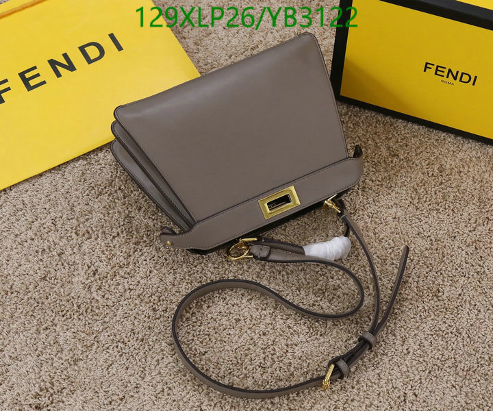 Fendi Bag-(4A)-Peekaboo,Code: YB3122,$: 129USD