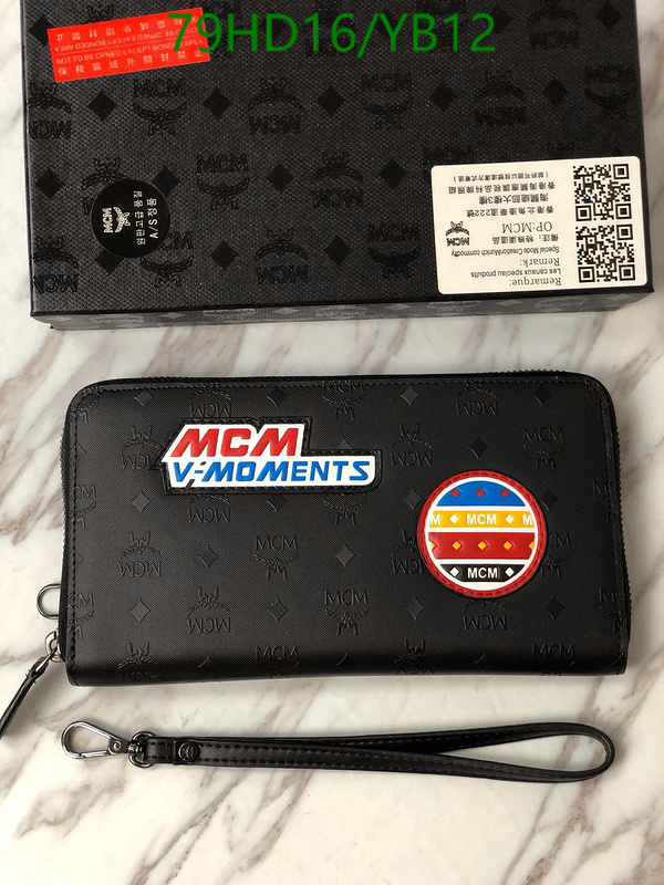 MCM Bag-(Mirror)-Wallet-,Code: YB12,$: 79USD