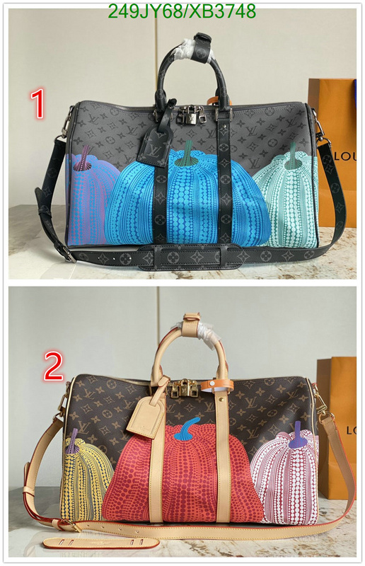 LV Bags-(Mirror)-Keepall BandouliRe 45-50-,Code: XB3748,$: 249USD