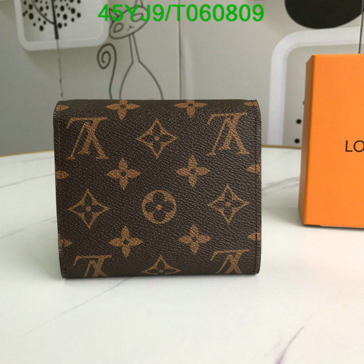 LV Bags-(4A)-Wallet-,Code: T060809,$: 45USD