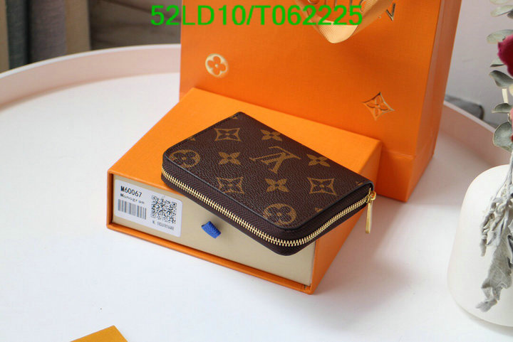 LV Bags-(Mirror)-Wallet-,Code: T062225,$: 52USD