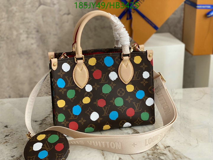 LV Bags-(Mirror)-Handbag-,Code: HB3425,$: 185USD