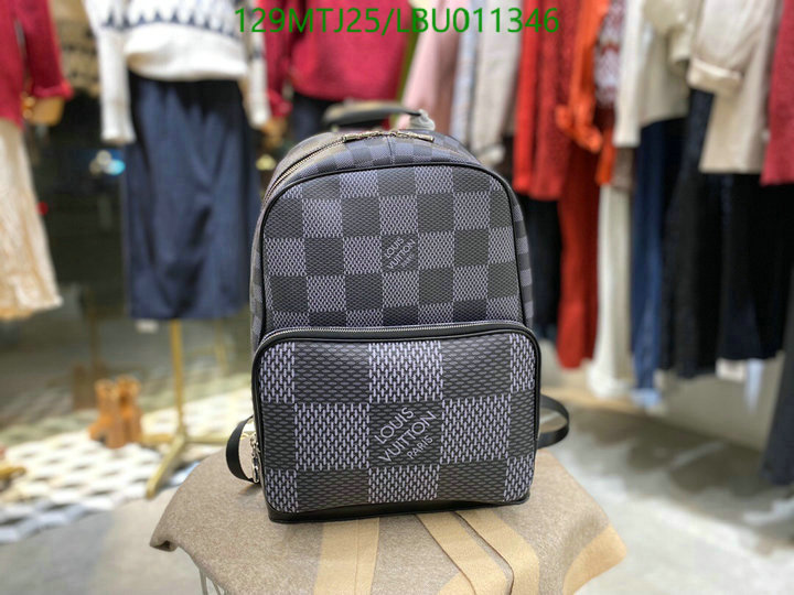 LV Bags-(4A)-Backpack-,Code: LBU011346,$: 129USD