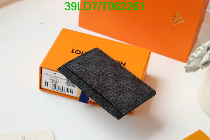 LV Bags-(Mirror)-Wallet-,Code: T062261,$: 39USD