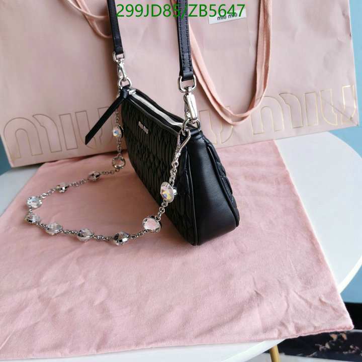 Miu Miu Bag-(Mirror)-Diagonal-,Code: ZB5647,$: 299USD