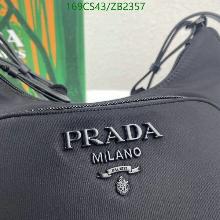 Prada Bag-(Mirror)-Diagonal-,Code: ZB2357,$: 169USD