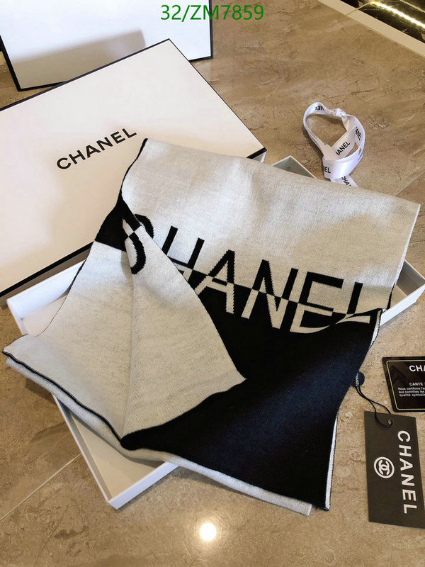 Scarf-Chanel, Code: ZM7859,$: 32USD