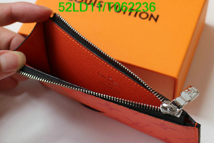 LV Bags-(Mirror)-Wallet-,Code: T062236,$: 52USD