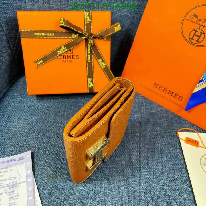 Hermes Bag-(4A)-Wallet-,Code: YT5996,$: 59USD