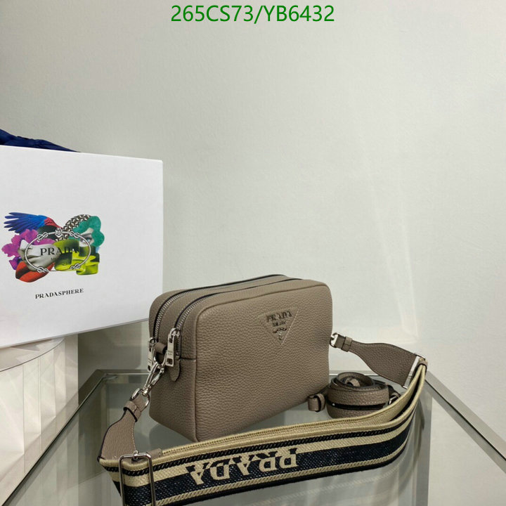 Prada Bag-(Mirror)-Diagonal-,Code: YB6432,$: 265USD